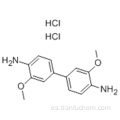 Diclorhidrato de 3,3&#39;-dimetoxibencidina CAS 20325-40-0